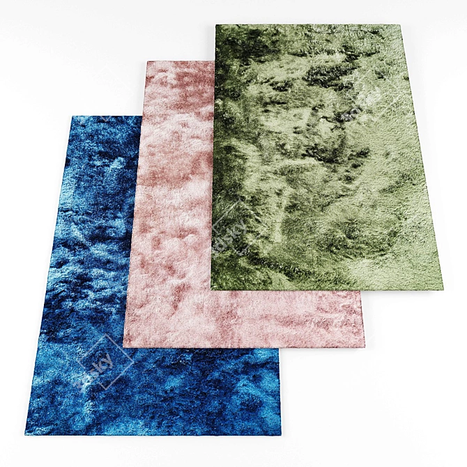 Texture Variety Rugs, 1600x2400 3D model image 1
