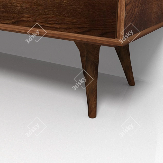 Retro Chic Sideboard: Moooi ZIO BUFFET 3D model image 4