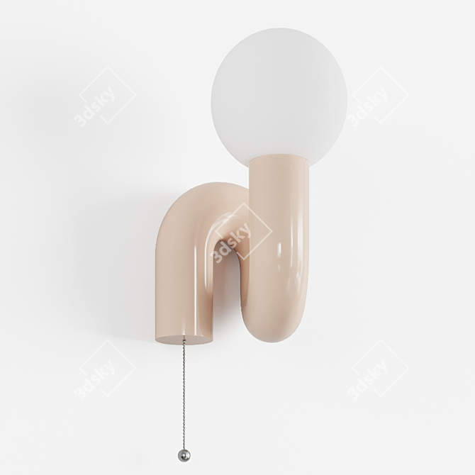 Neotenic Wall Lamp: Sleek and Stylish Illumination 3D model image 3