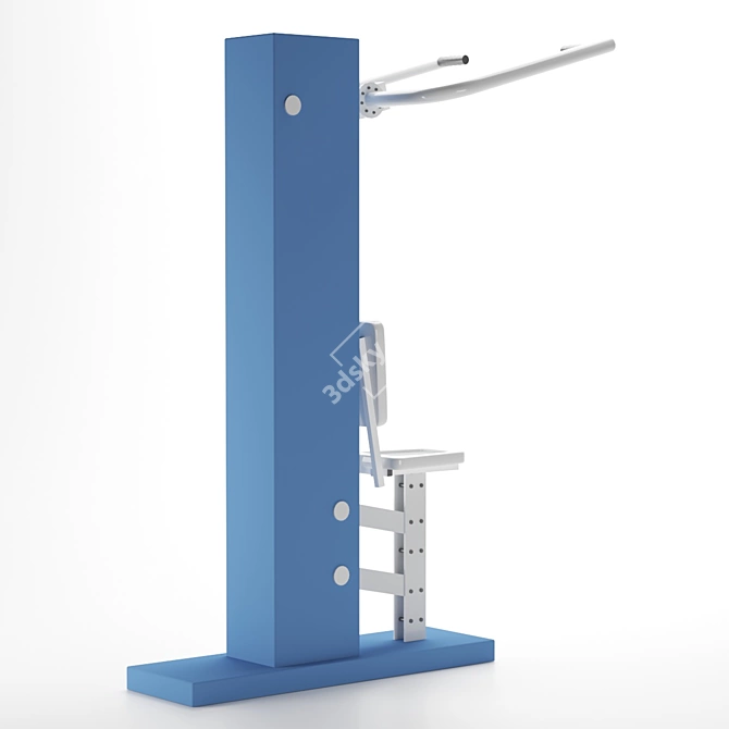 TopDraft Street Exercise Machine 3D model image 2