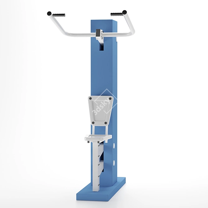 TopDraft Street Exercise Machine 3D model image 3