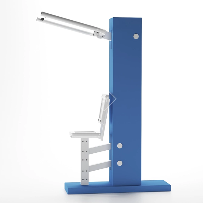 TopDraft Street Exercise Machine 3D model image 4