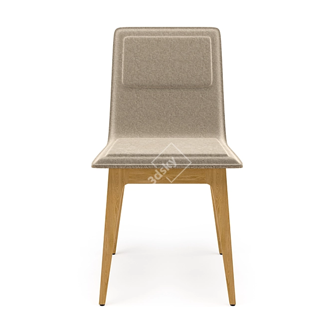 Laia Chair: Sophisticated Design, Exceptional Comfort 3D model image 3