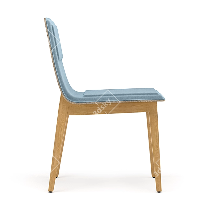 Laia Chair: Sophisticated Design, Exceptional Comfort 3D model image 4