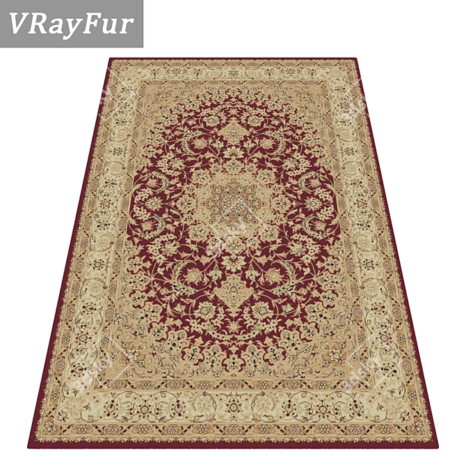 High-Quality Carpets Set 3D model image 2