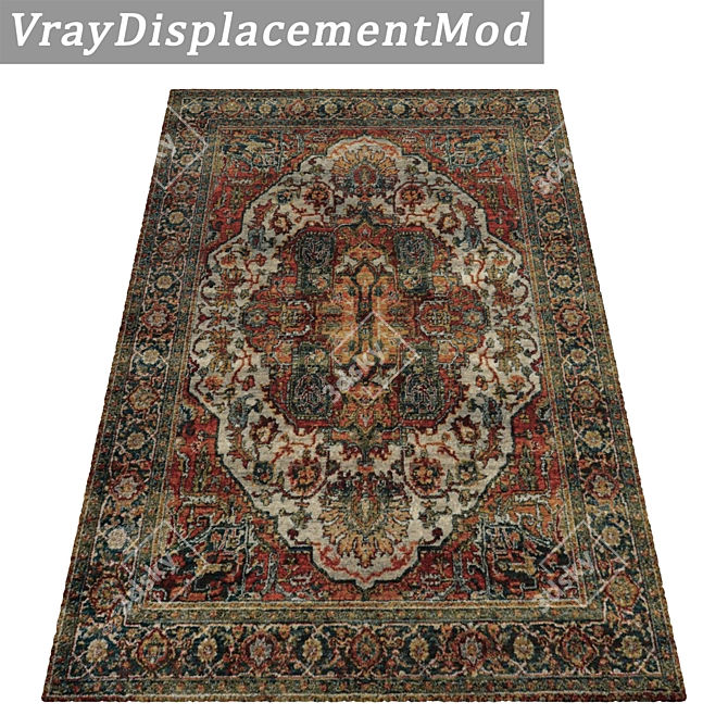 High-Quality Carpets Set 3D model image 3