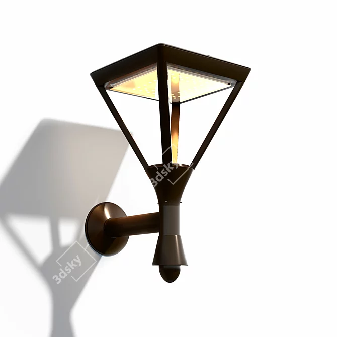 Acacia Street Lamp: Elegant Illumination for Any Setting 3D model image 3