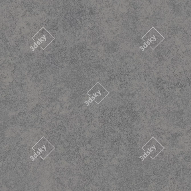 Concrete Wall Tiles in Gray: Wind Collection 3D model image 5