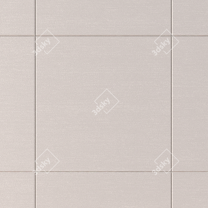 Modern Concrete Wall Tiles 3D model image 2