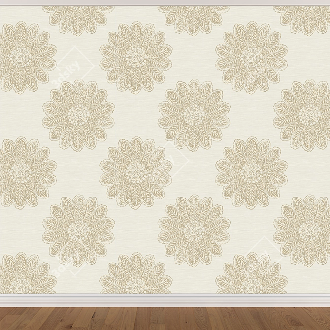 Seamless Wallpaper Set 813 3D model image 3