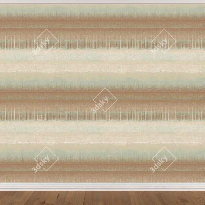 Seamless Wallpaper Set - 3 Colors 3D model image 3