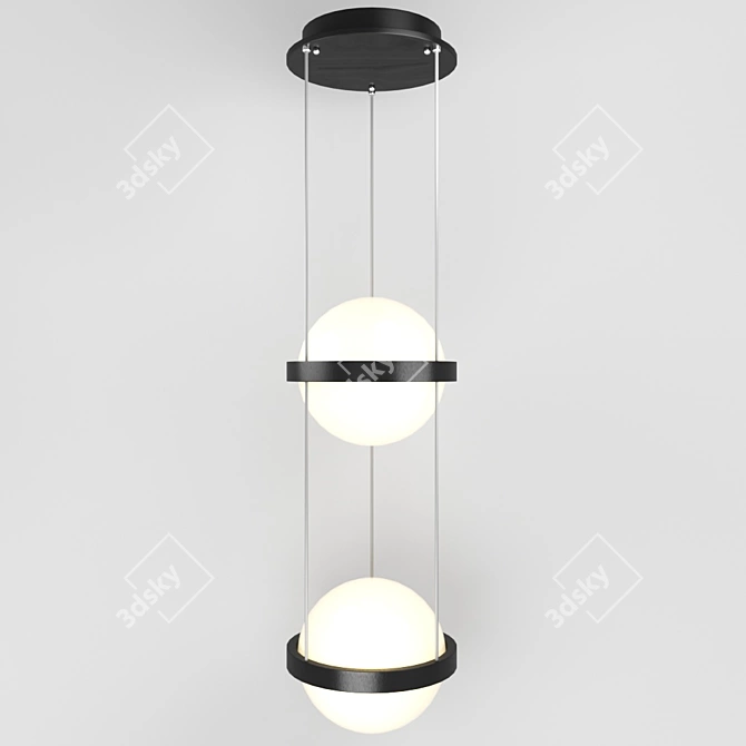 Modern Hanging Light Fixture - Palma 44.2239 3D model image 1