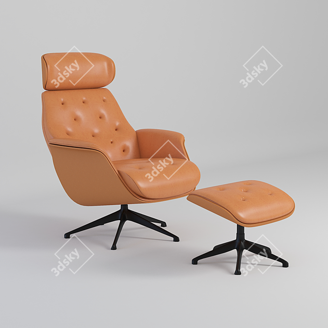 Flexlux Volden Design Chair 3D model image 2