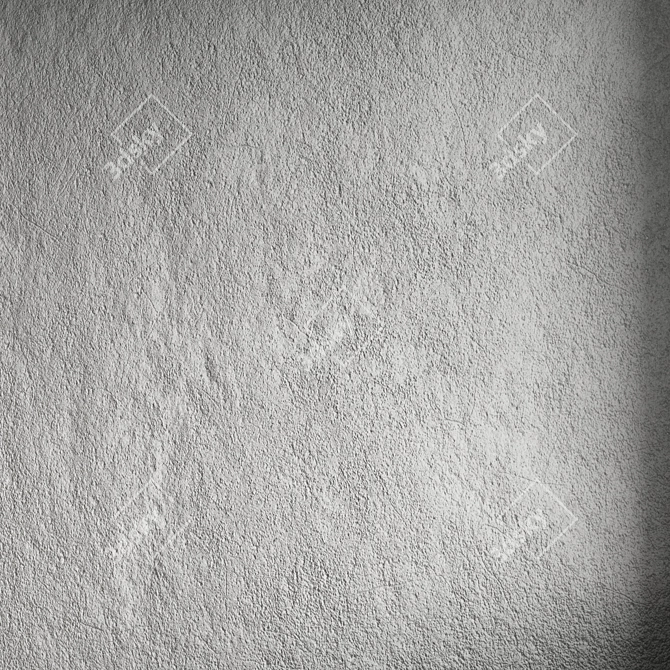 Seamless Concrete Plaster No.3 3D model image 2