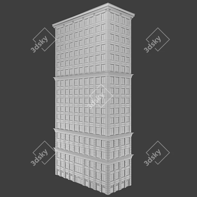 Classic Architectural Masterpiece 3D model image 4