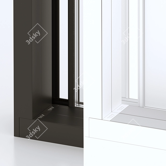 Schuco Panorama Design Sliding Door 3D model image 2