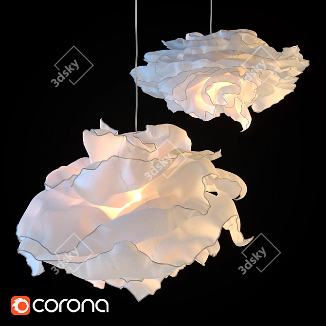 Krusning Lamp: Modern Illumination for Stylish Spaces 3D model image 1