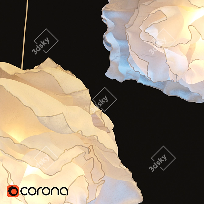 Krusning Lamp: Modern Illumination for Stylish Spaces 3D model image 2