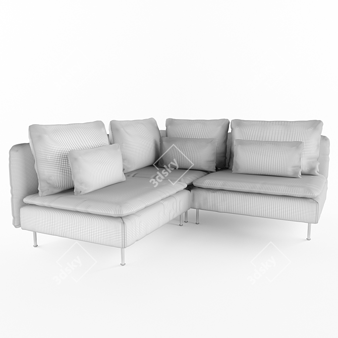 Modular Söderhamn Corner Sofa 3D model image 4