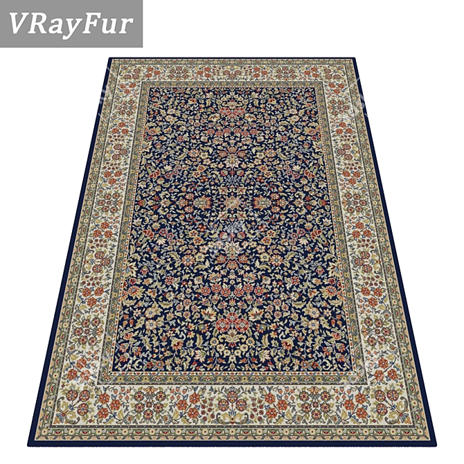 High-Quality Carpet Set 3D model image 2