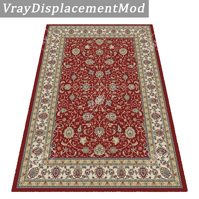 High-Quality Carpet Set with Variations 3D model image 3