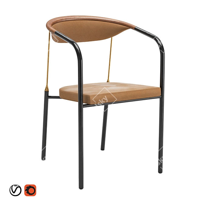 Henrik Tengler Anniversary Chair 3D model image 1