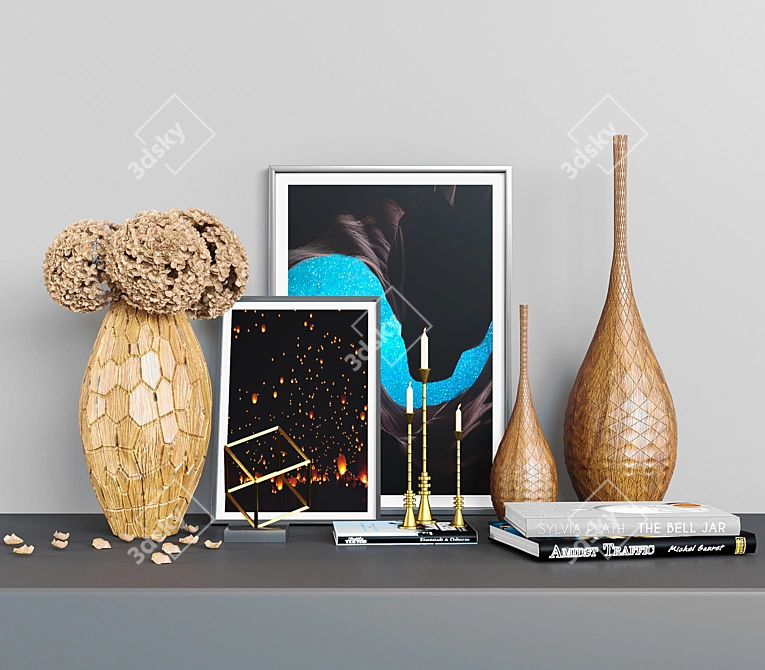 Elegant Decor Set - Vray + Corona 3D model image 1