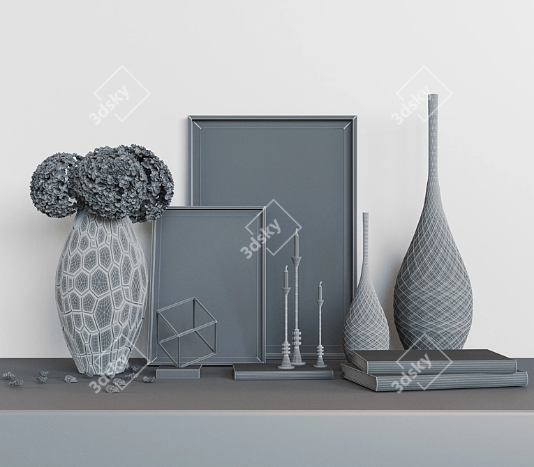 Elegant Decor Set - Vray + Corona 3D model image 4