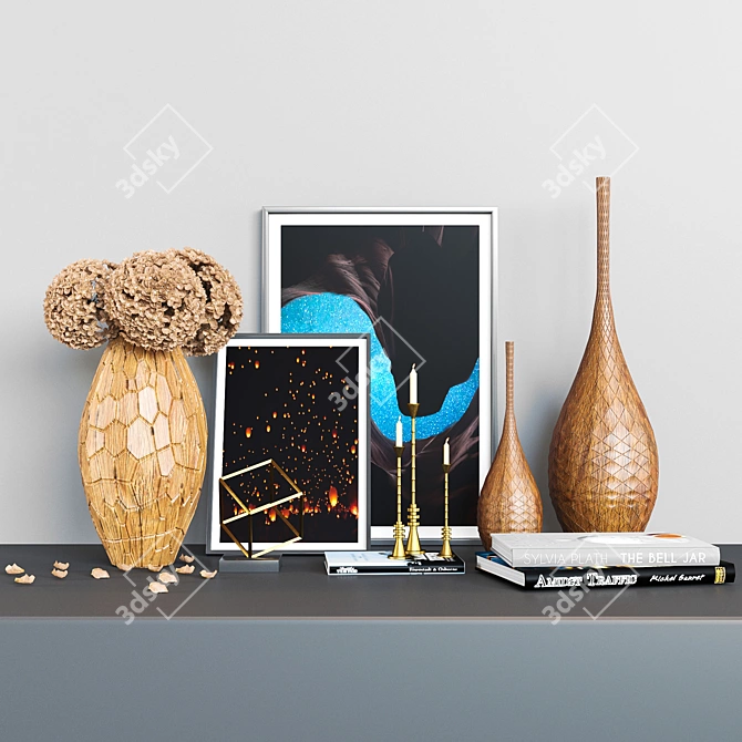 Elegant Decor Set - Vray + Corona 3D model image 6