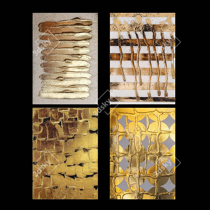 Abstract Artwork Bundle: 3ds Max, FBX, Textures 3D model image 1