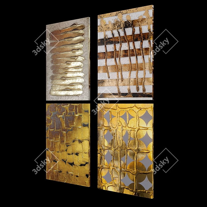 Abstract Artwork Bundle: 3ds Max, FBX, Textures 3D model image 2