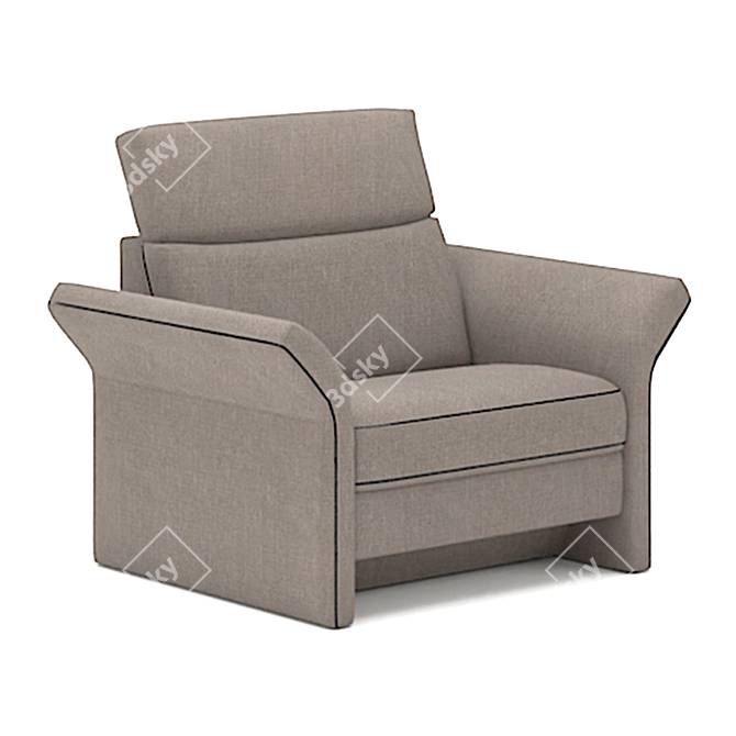 Belgian Sella Chair: Customizable Comfort and Style 3D model image 1