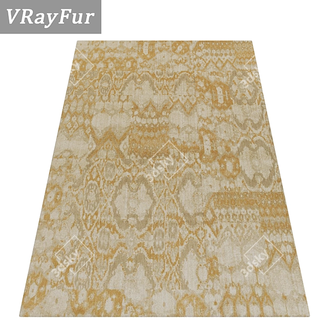 Luxury Carpet Set 3D model image 2