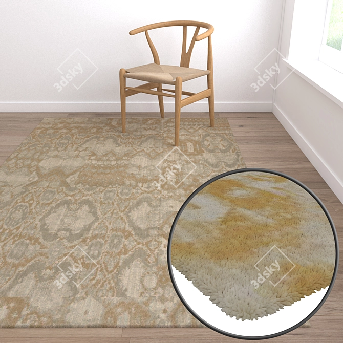 Luxury Carpet Set 3D model image 5