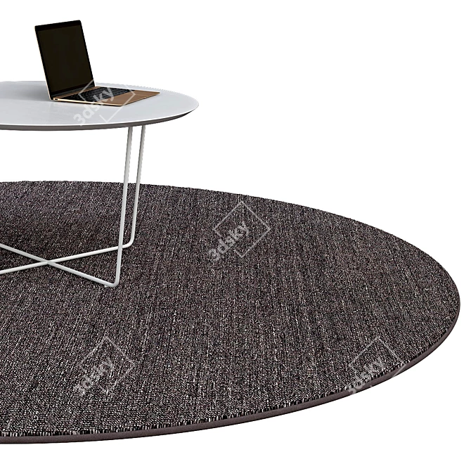 Round Rugs | Minimalist Design 3D model image 2