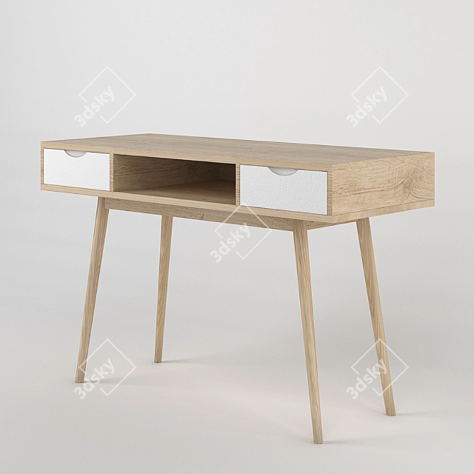 Fjord Kids' Desk: Stylish and Functional 3D model image 2