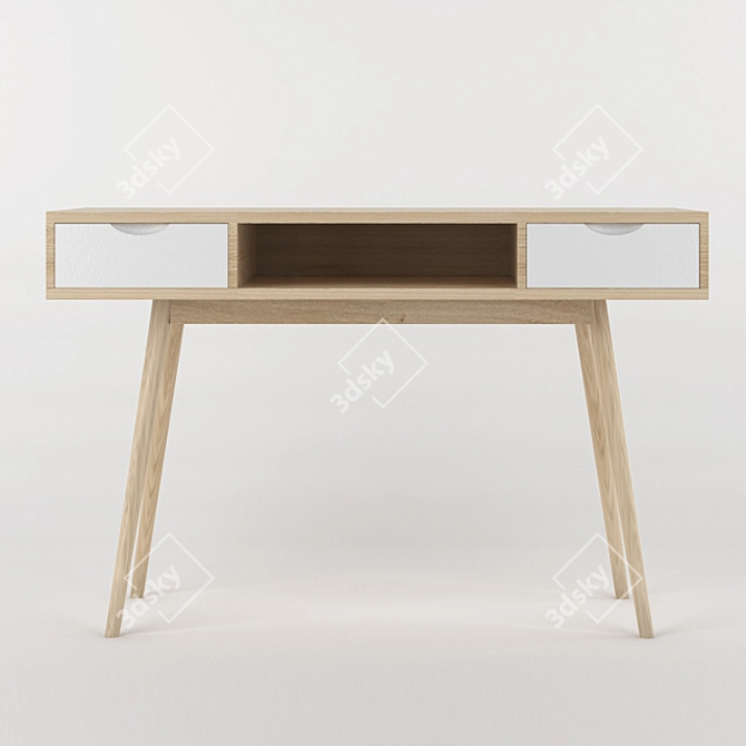 Fjord Kids' Desk: Stylish and Functional 3D model image 4