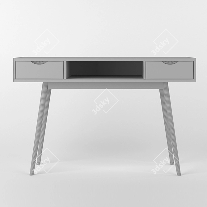 Fjord Kids' Desk: Stylish and Functional 3D model image 5