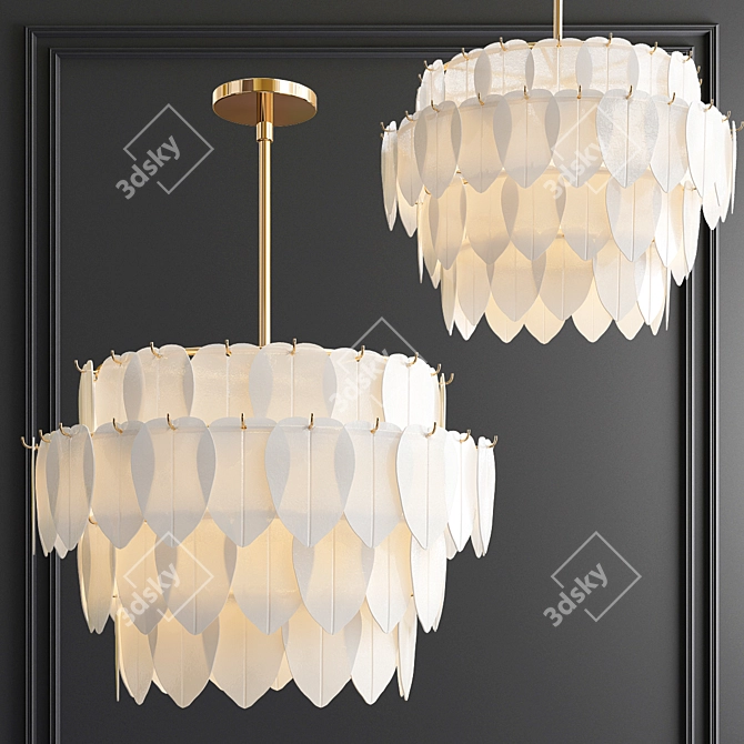 Glamorous Chandelier Collection: Exquisite Elegance 3D model image 5