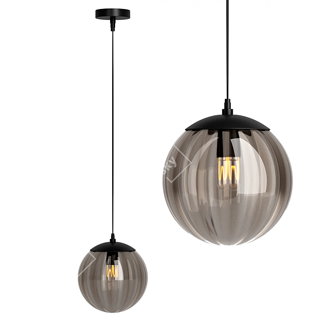 Odeon Light Kata Pendant: Modern Style 4756/1 3D model image 1