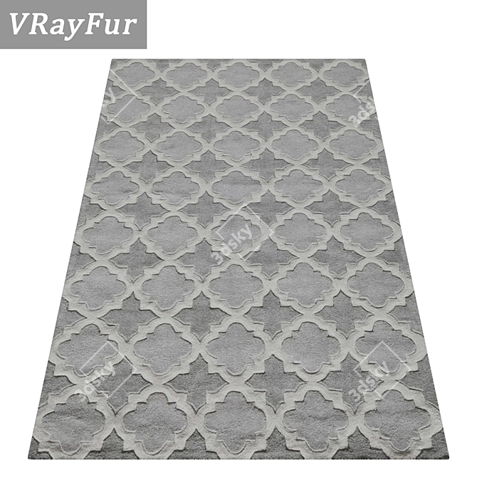 Luxury Carpet Set: High-Quality Textures 3D model image 2