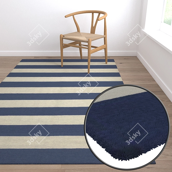 Luxury Carpet Set | High-Quality Textures 3D model image 5