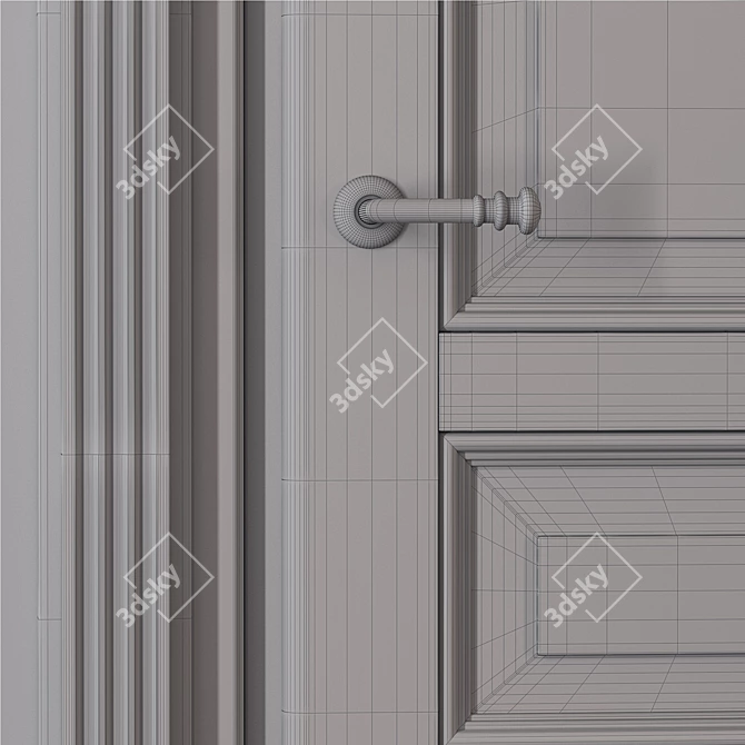 Luxury Interior Door by Luciano Zonta 3D model image 4