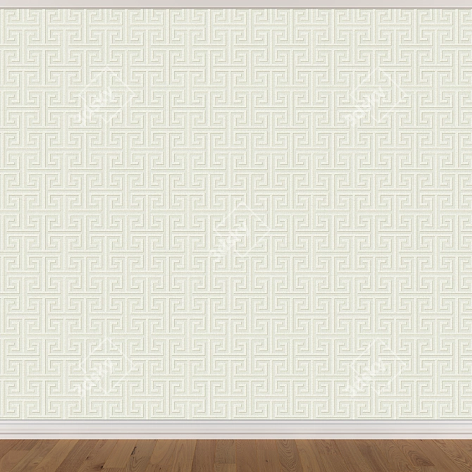 Seamless Wallpaper Set - 3 Colors 3D model image 4