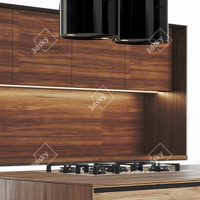 Modern Kitchen Model for 3dsmax & V-ray 3D model image 5