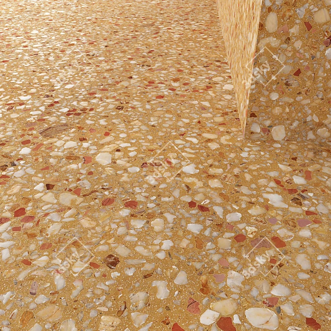 Terrazzo Architectura: High-Quality Material & Textures 3D model image 2