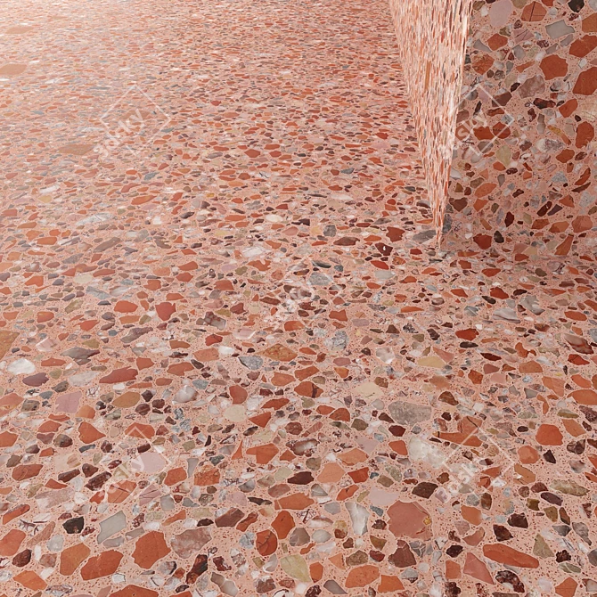 Terrazzo Architectura: High-Quality Material & Textures 3D model image 3