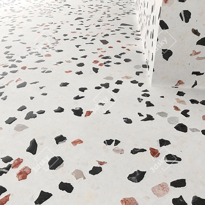 Terrazzo Architectura: High-Quality Material & Textures 3D model image 4