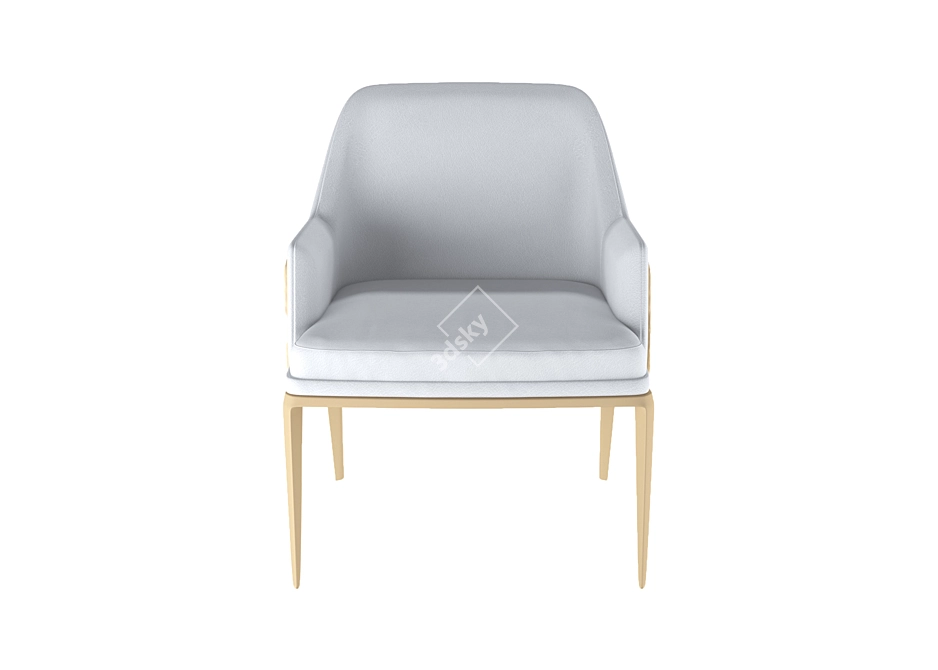Elegant Bentley Chair: Stylish Comfort 3D model image 5