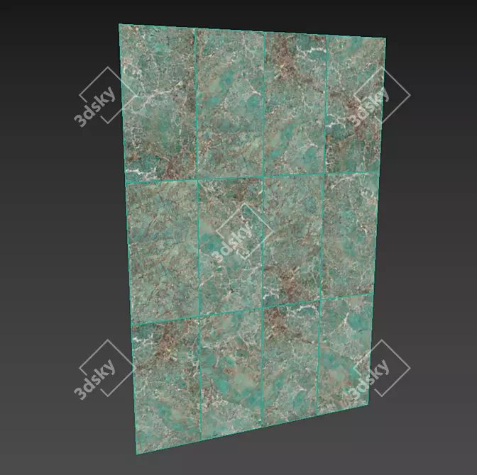 Title: Etoile Illusion Porcelain Tile 3D model image 4